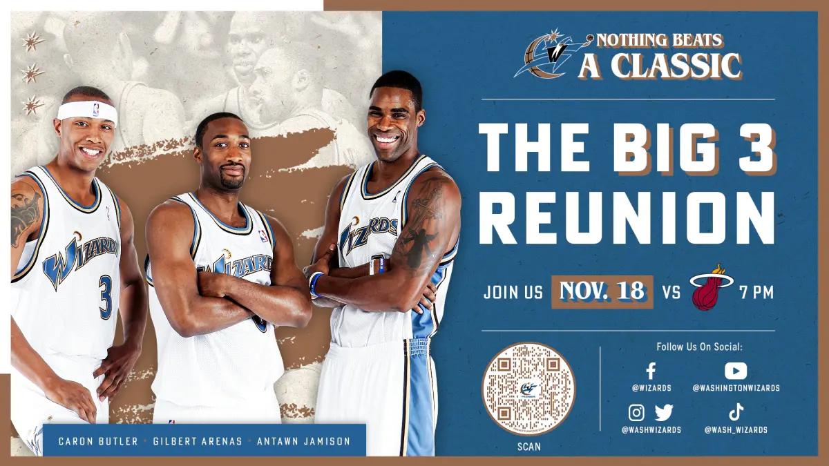 The Former Wizards Big 3 will be in attendance tonight - NBA.com